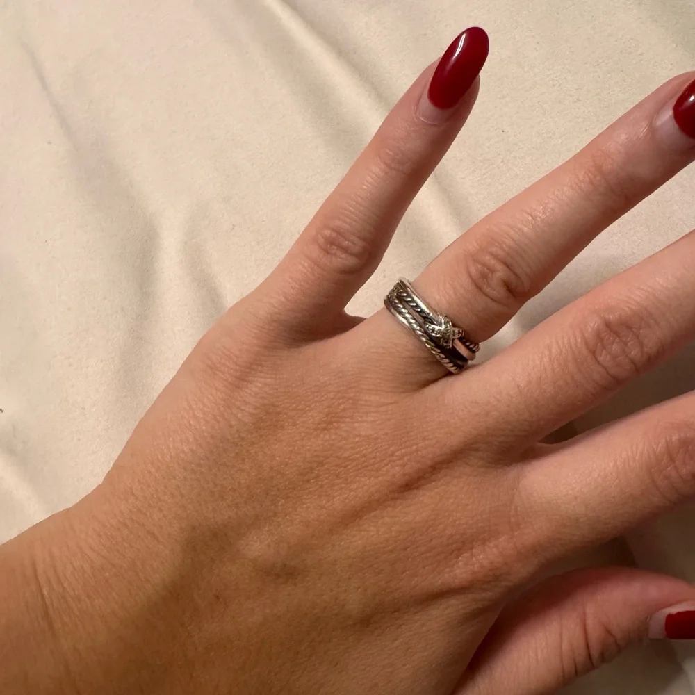 X CROSSOVER BAND RING - Picture 3 of 6